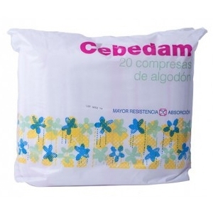 Compresas Cebedam 20 U