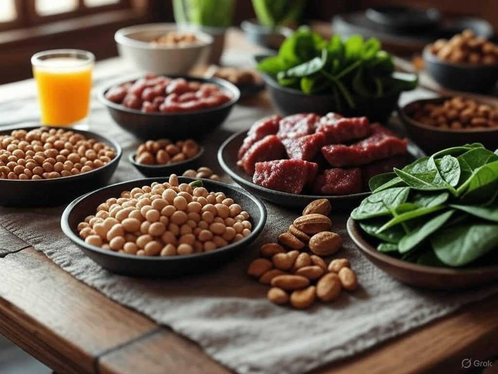 alimentos con hierro